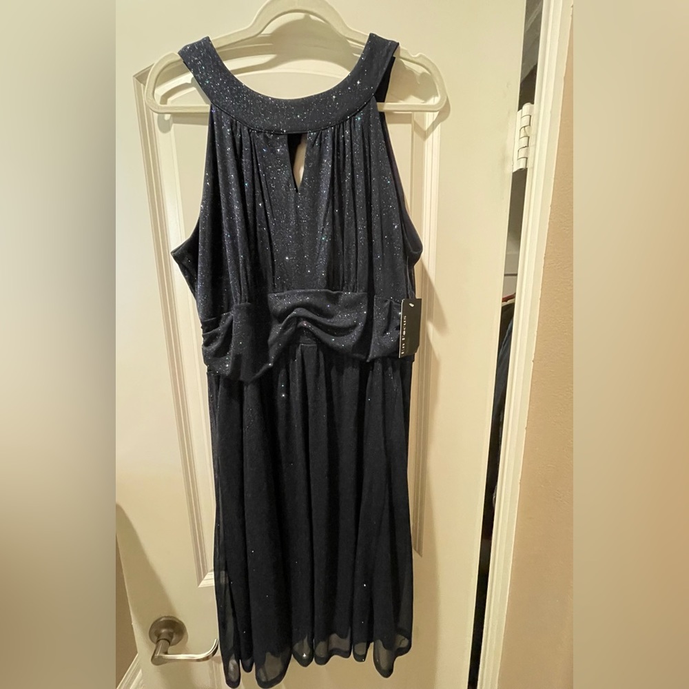 Beautiful sparkle navy cocktail/party dress NWT